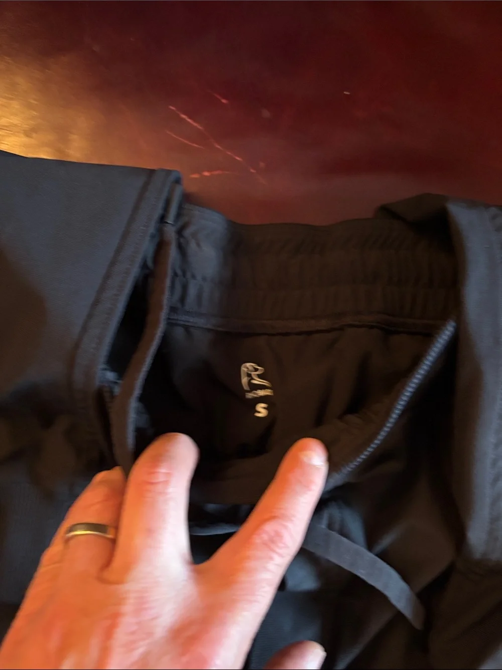 Rhoback Black Performance Joggers - Picture 3 of 3